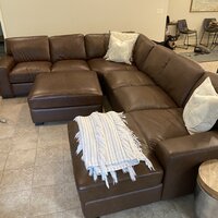 Gartner leather deals sectional